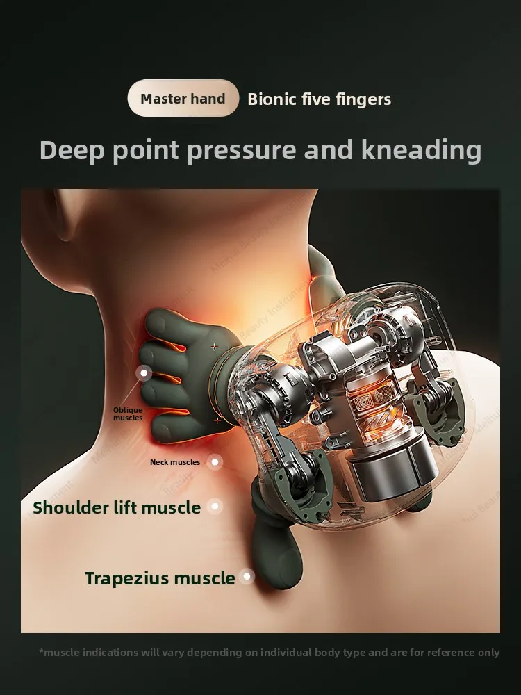 اليد الكتف والرقبة مدلك العمود الفقري العنقي مدلك شبه منحرف الرقبة تدليك هدية عيد ميلاد