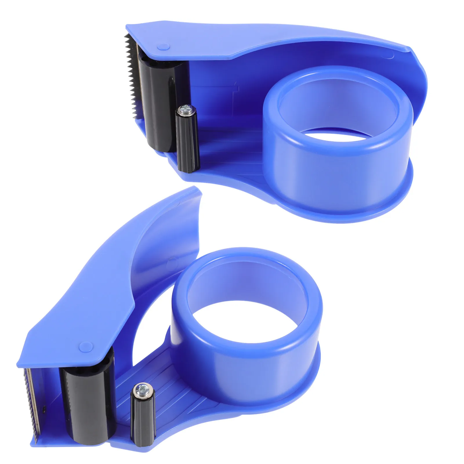 2pcs-handheld-tape-dispenser-plastic-frame-lightweight-ergonomic-design-easy-use-sealing-tape-cutter-for-packaging