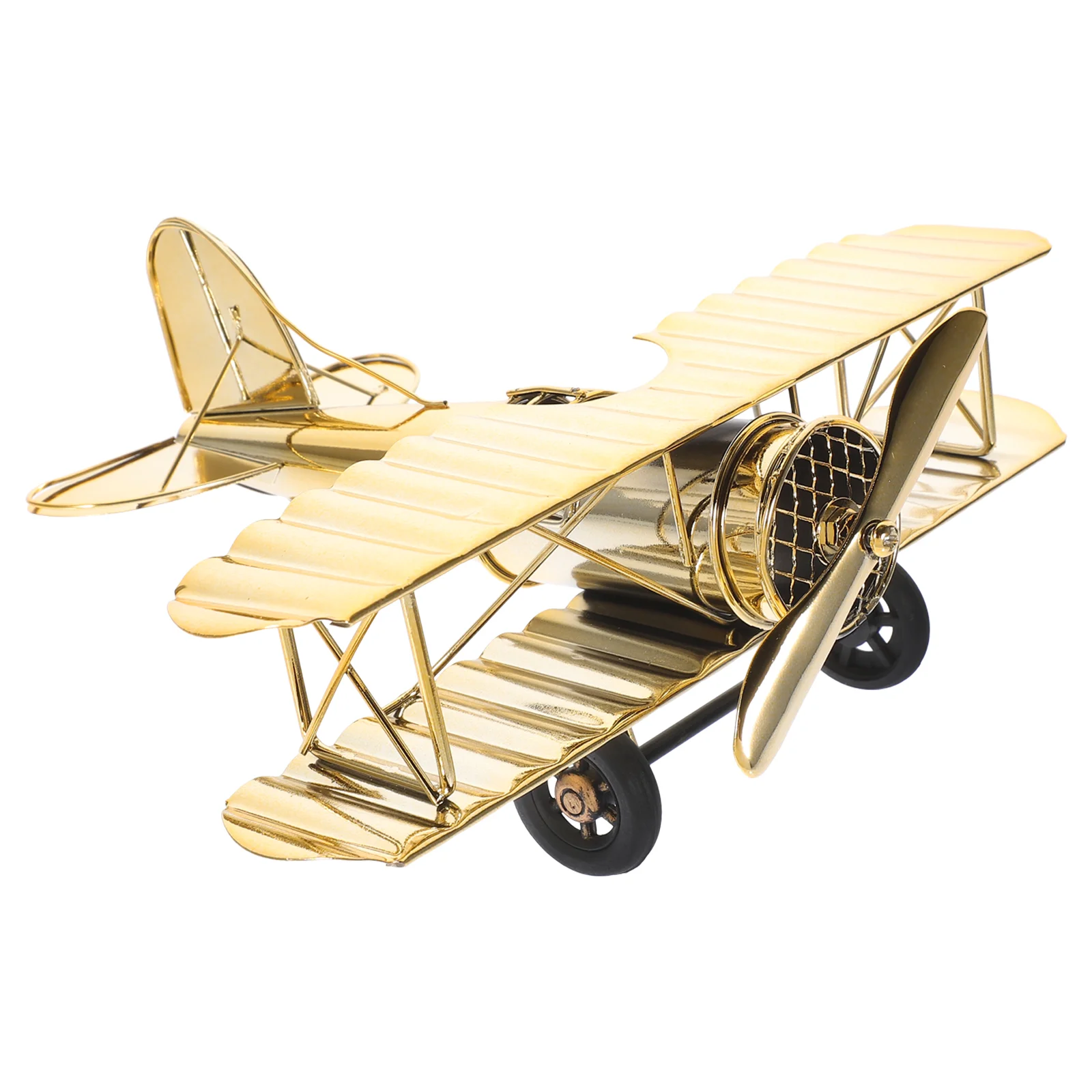 

Airplane Model Models Vintage Aircraft Metal Miniature Home Decor Adornment Helicopter Toy