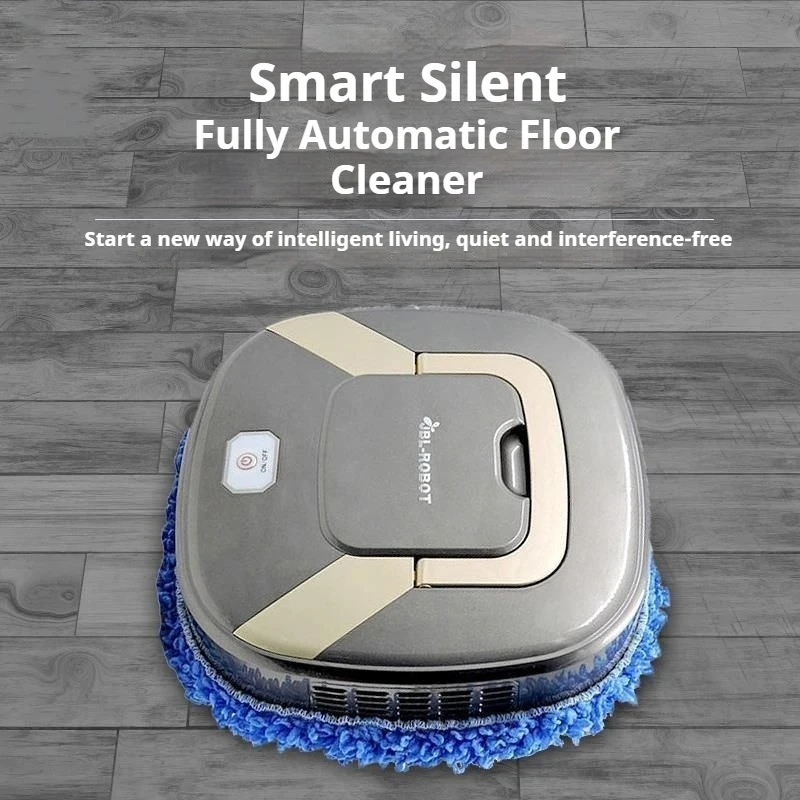 

Smart Mopping Robot, Auto - Rotating Wet & Dry Mop, Hidden Handle & Low - Noise, Home/Pet/Lazy Cleaning Helper Electric Mop