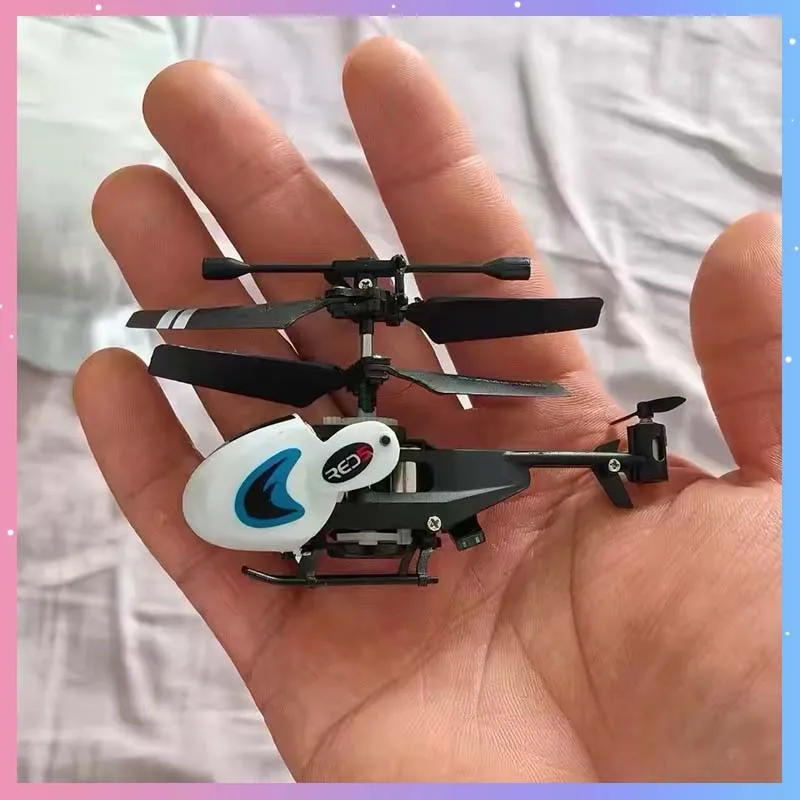 

RC Toy Mini RC Helicopter 3.5CH Pocket Finger Drone Aircraft Durable Crash Resistant Remote Control Toy Flying Model Toy Gift