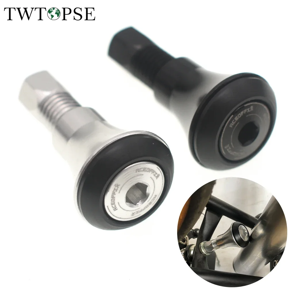 TWTOPSE Bicycle Seatpost Parking Stop Block For Brompton Folding Bike 3SIXTY PIKES Seat Tube Head Stopper Limit Disc Aceoffix