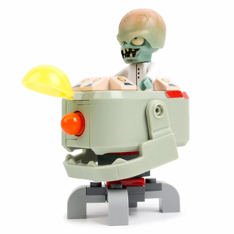 Plants vs. Zombies Mini BOSS Scene Model Dolls Wild West Far Future Ancient Egypt Pirate Seas Assembly Building Blocks Kids Toys