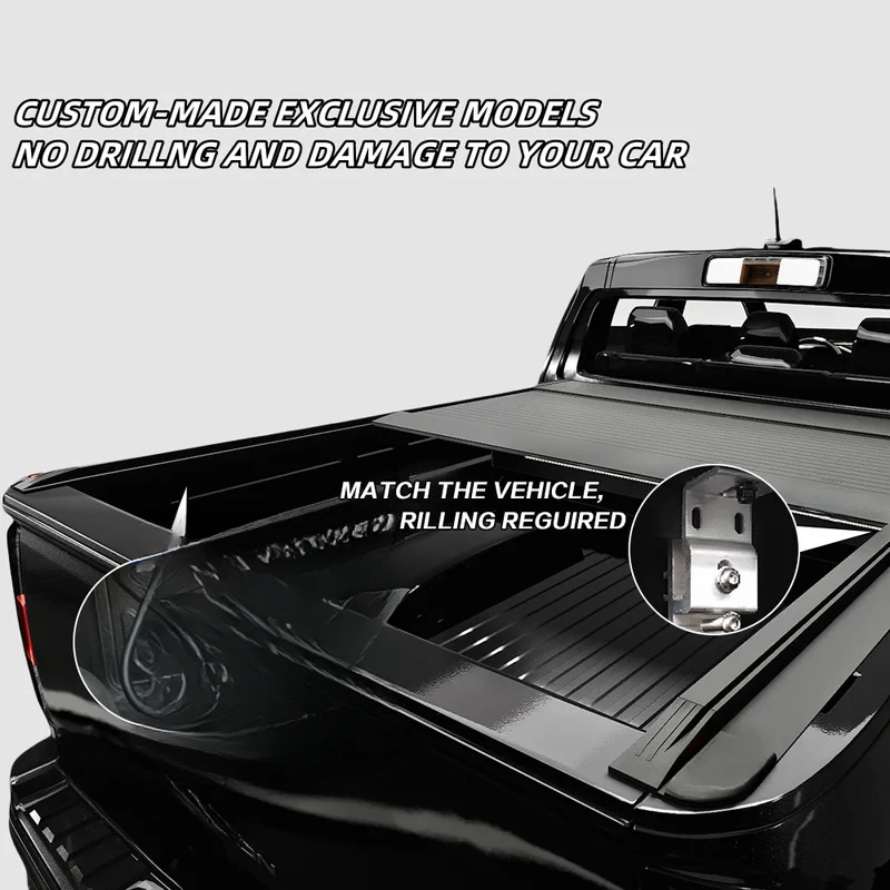 

High Quality Aluminum Electric Hard Retractable Roller Shutter Tonneau Cover