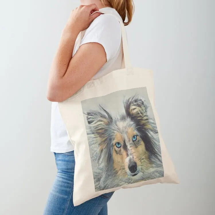 

Shetland Sheepdog Tote Bag Fabric bag Women's handbag Women's tote bag shopping