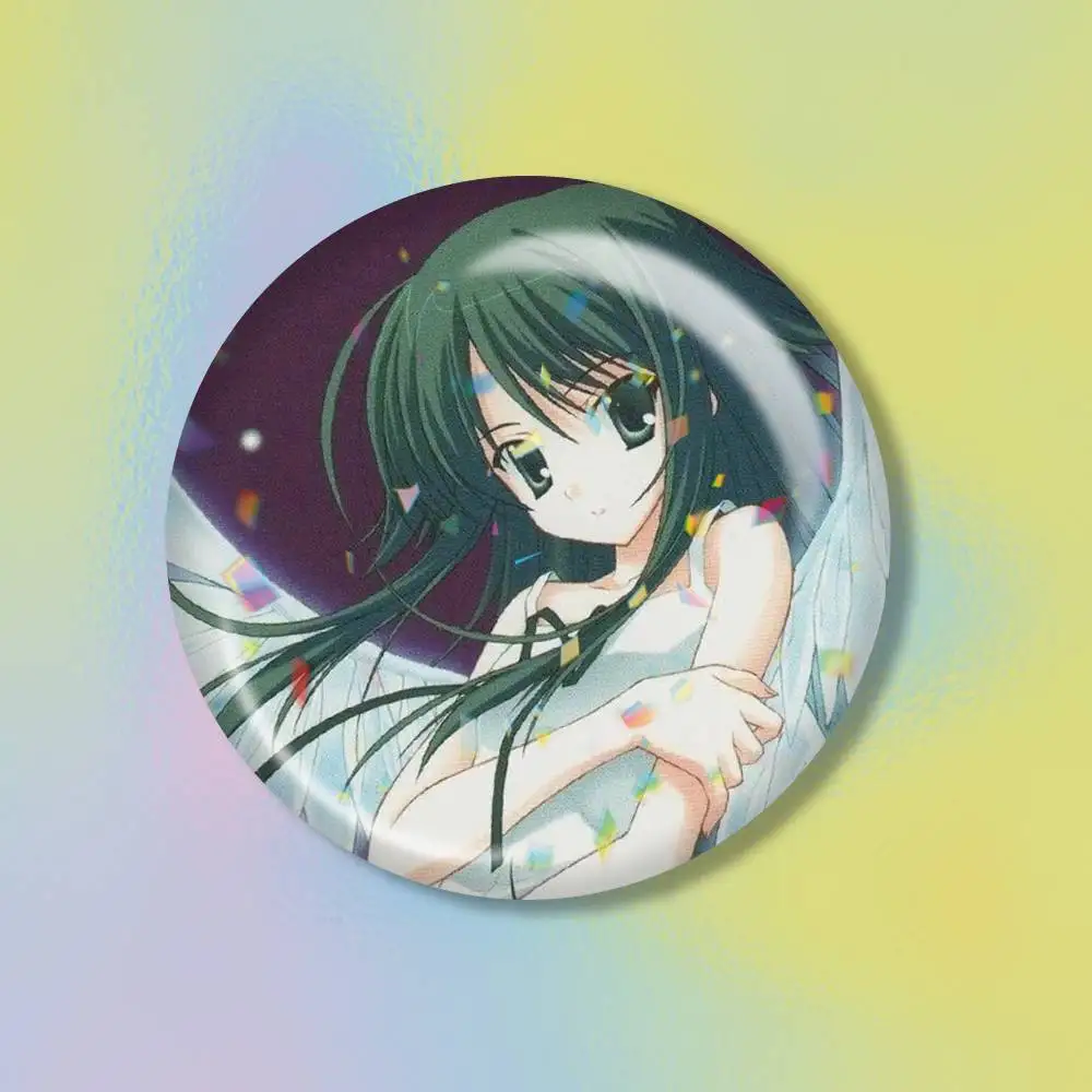 Saya No Uta The S-Song of S-Saya  Brooch Metal Decorative Brooch Pins for Backpack Clothes Jacket Accessories,Souvenir.