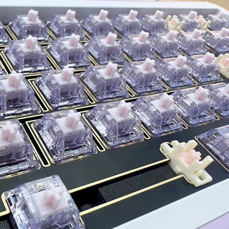 HMX Su Color Switch 45g R3 Blue/Purple Advance Touch Custom Linear Switch Muffled Switch for Mechanical Keyboards Accessories