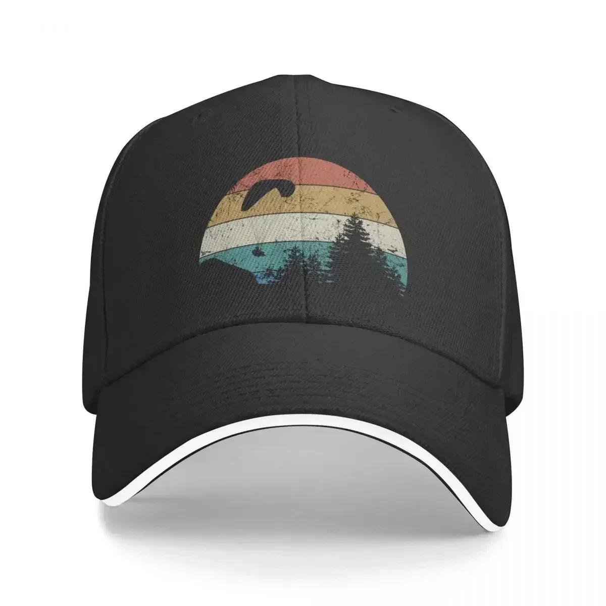 New Paraglider Paragliding Paramotor Parachute Skydiving Sunset Baseball Cap Luxury Hat Golf Men Women's