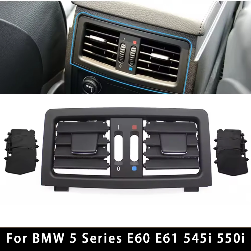 

For BMW 5 Series E60 E61 545i 550i Car Rear Center Console Air Conditioning AC Outlet Duct Cover Interior Trim Air Vent Panel