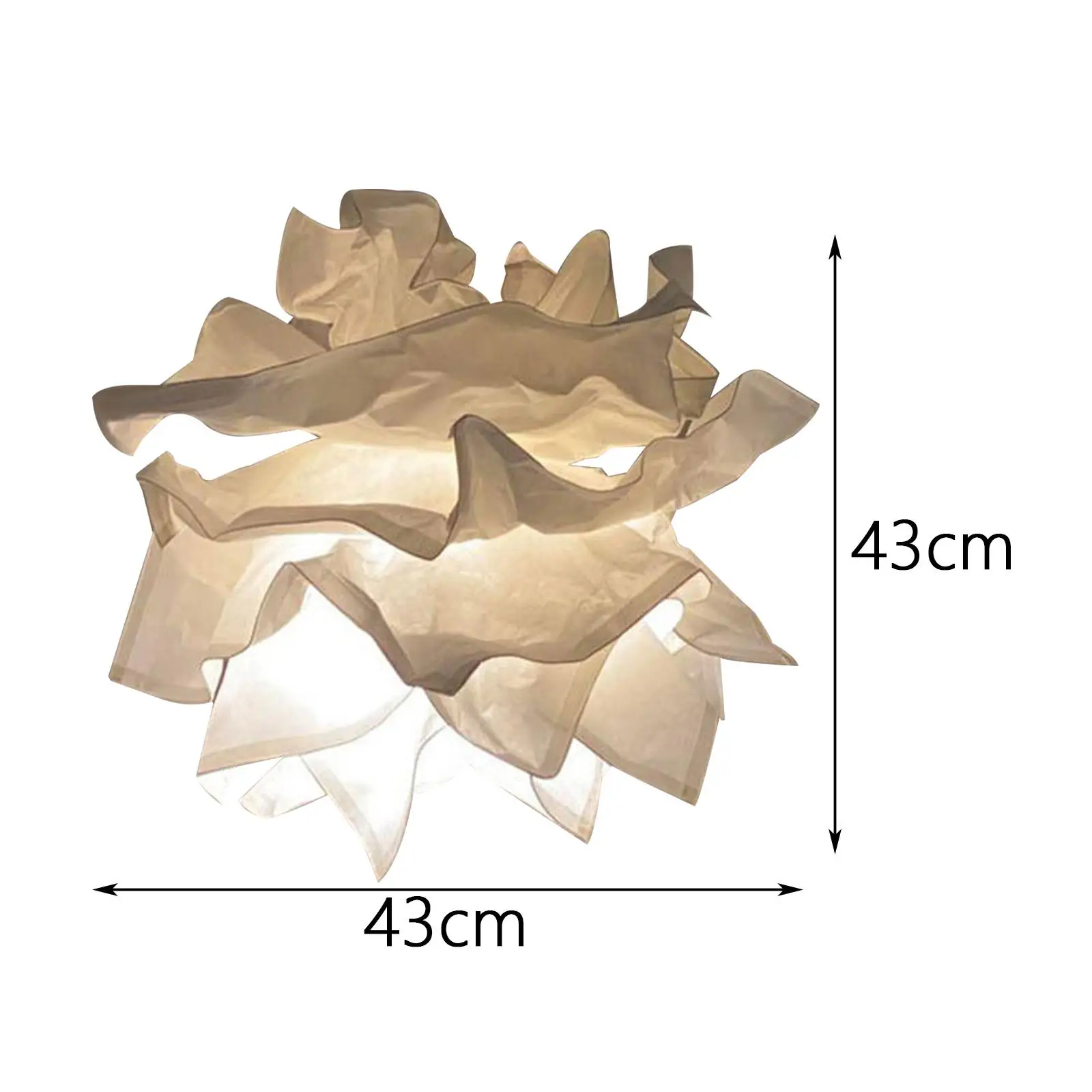 

Бумажный абажур для подвесного светильника, декоративный плафон в форме цветка для офиса, спальни, столовой