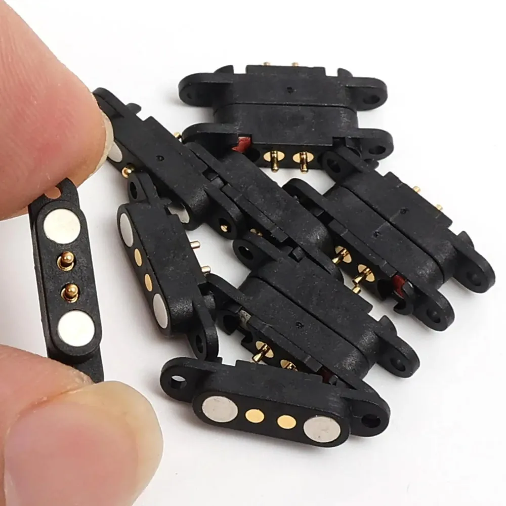 2PIN Male-Female Magnetic Connector Precision-Engineered for Wireless Charger Testing Precision Probe Clips Magnetic Connector