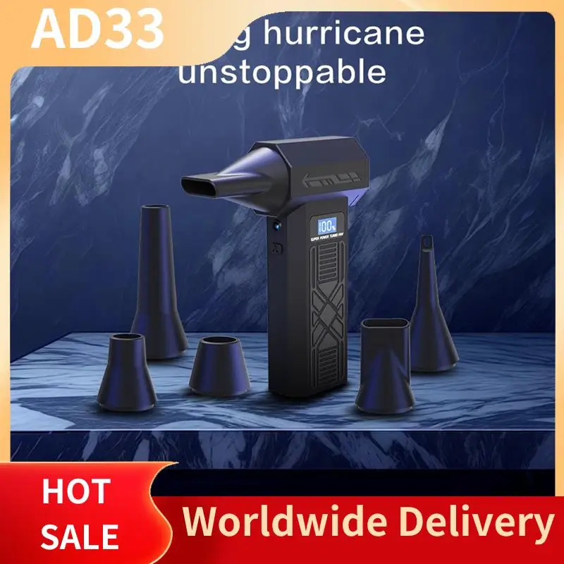 【A28I P80 Turbo Fan 120000RPM منفضة هواء كهربائية محمولة أداة منفاخ التنظيف شحن 4 تروس تعديل السرعة