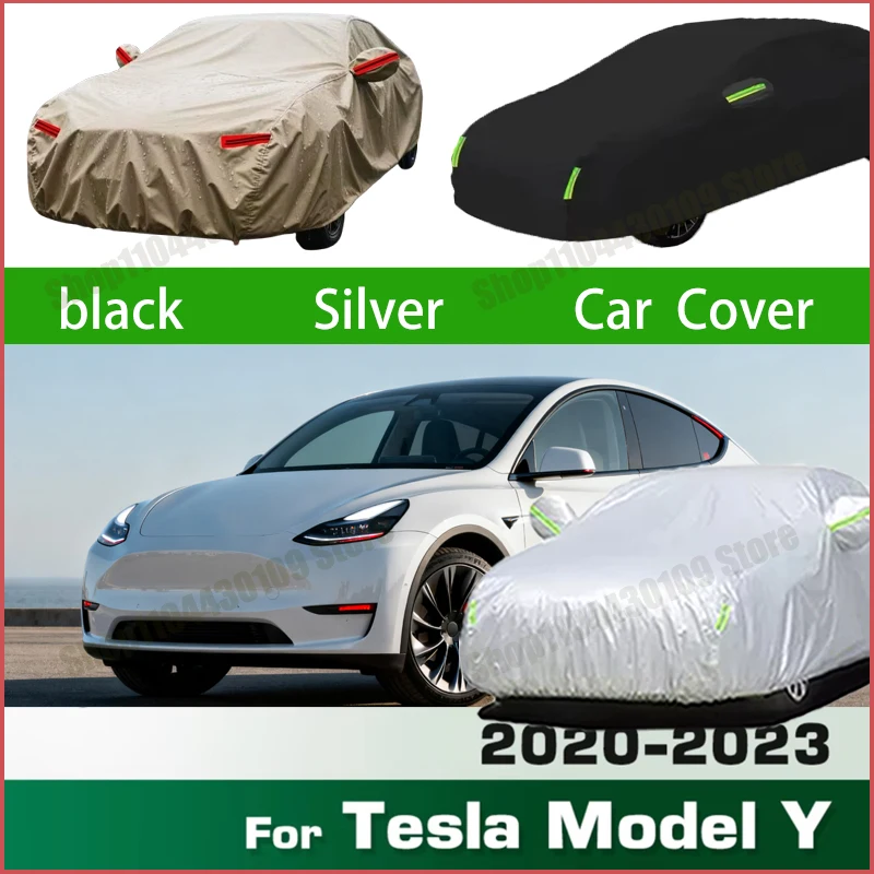 

Водонепроницаемый, снегозащитный, солнцезащитный чехол-тент для Tesla Model Y 2020-2023, 210T, индивидуальная защита от непогоды