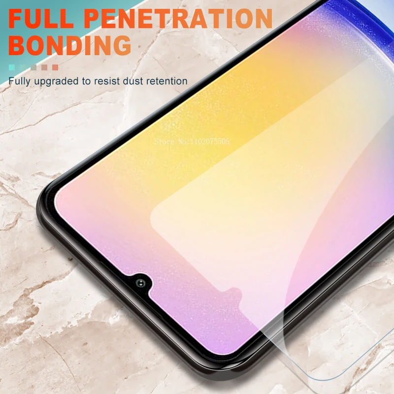 5Pcs 9H Protective Glass For Samsung Galaxy S23 FE S24 Plus Ultra Tempered Screen Protector A05 A15 A25 A35 A55 Protection Film