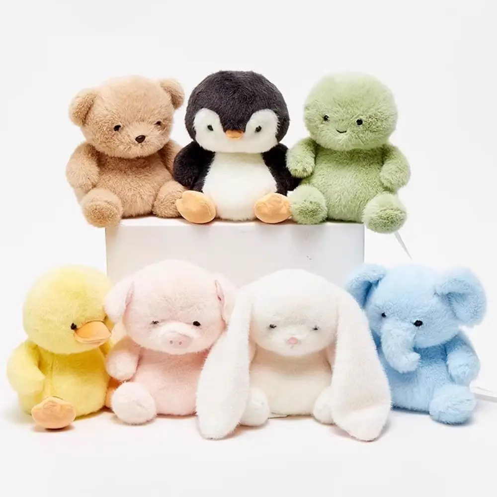 Pig Cat Table Animal Elephant Turtle Home Decor Sitting Animals Soft Pillow Duck Rabbit Stuffed Penguin Christmas Gift