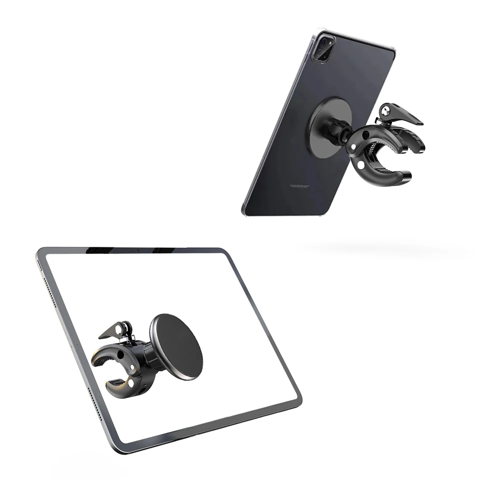 OUTMIX Magnetic Tablet Stand Music Live Show Holder Phone Holder 360 Degree Rotating Universal Microphone Supporting Stand