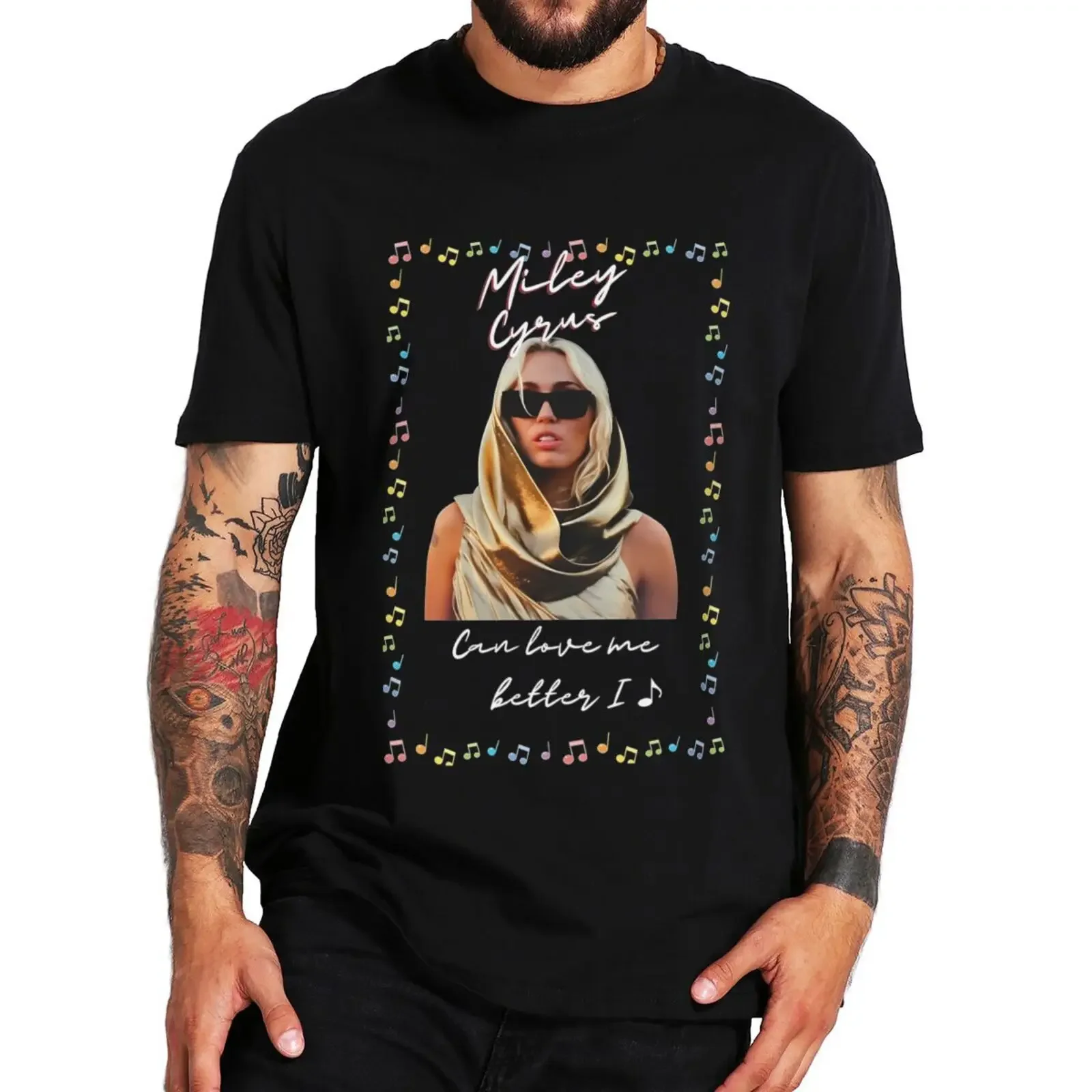 I Can Buy Myself Flowers T Shirt 2023 New Album Miley T Shirt 100% Cotton EU Size Tops Tee