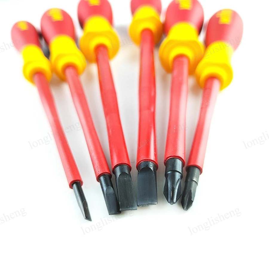 Wiha 320NK6 Electrical Insulation 6-piece Set with Cross shaped Screwdriver Set 00833