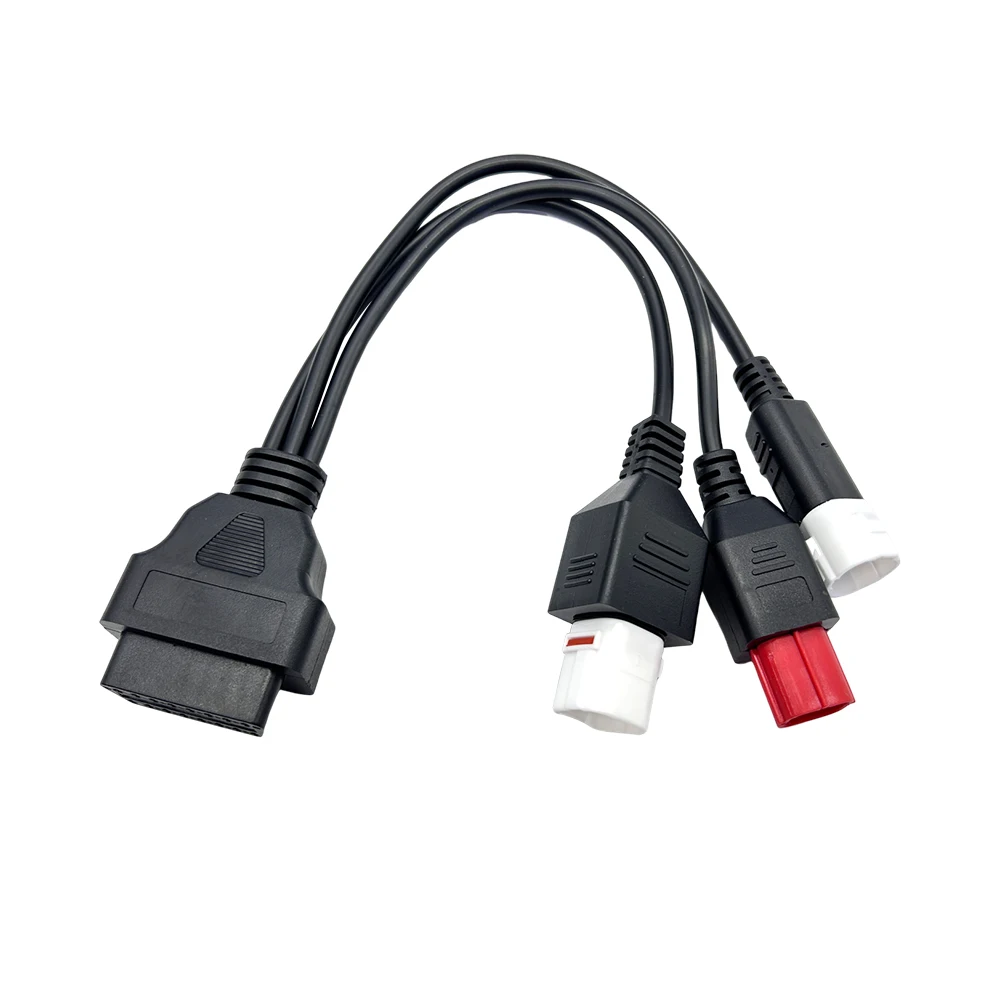 For Yamaha 3/4 /6 Pin To OBD2 Connector Motorbike OBD Diagnostic Cable Fault Code Reader Adaptor