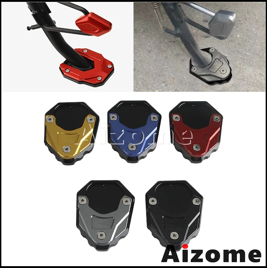 Motorcycle Foot Side Stand Pad Plate Kickstand Enlarger Extension Parking Stand Pad For BMW C400GT C400X C 400GT C400 X 2019-21