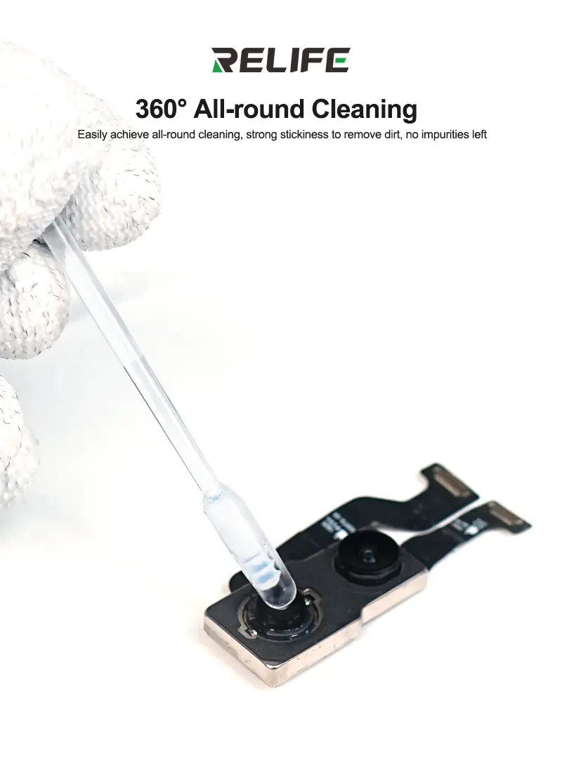 RELIFE RL-094 Camera Lens Dust Stick 360° Clean Without Dead Angles/No Damage To Components /Strong Adhesion Repair Tool