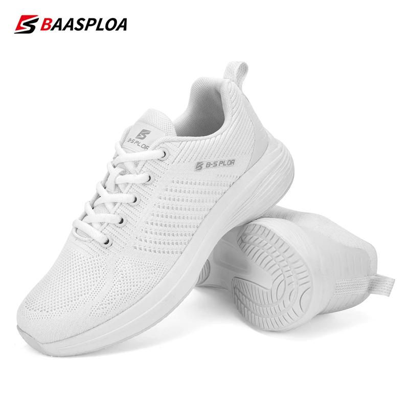 Baasploa Spring New Sneaker Fashion Wygodne buty do biegania Oddychające tenisówki tenisowe Lekkie amortyzujące buty na co dzień