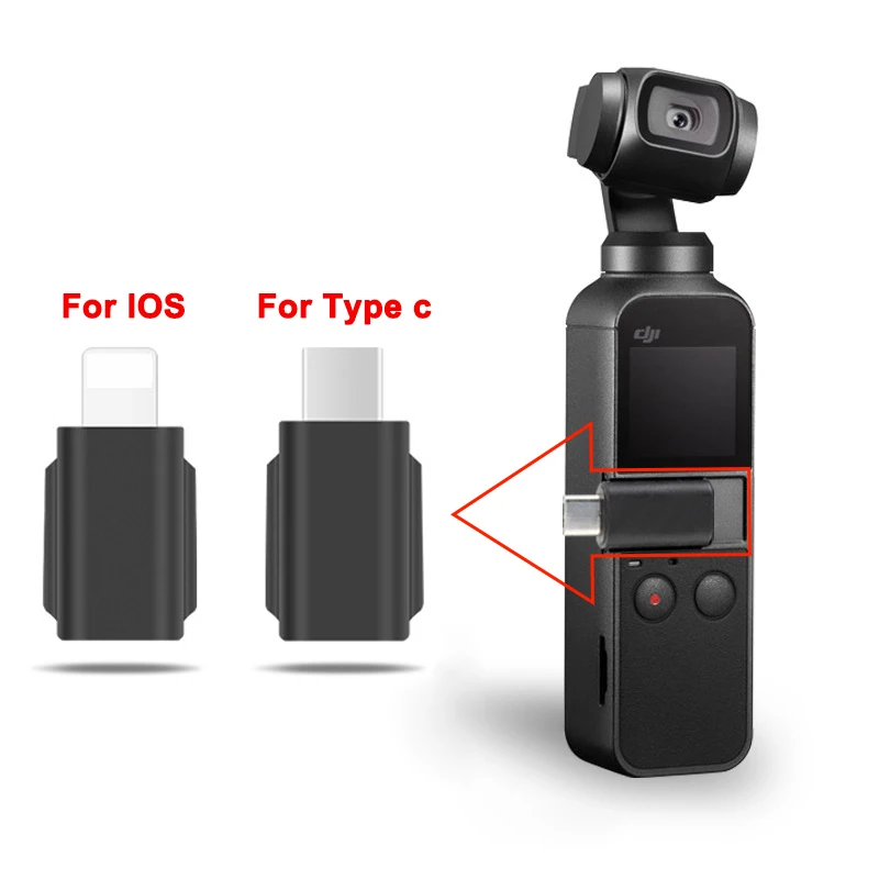 

For DJI Osmo Pocket 2 TYPE-C IOS Smartphone Adapter Phone Data Connector Interface Handheld Gimbal Camera Accessories