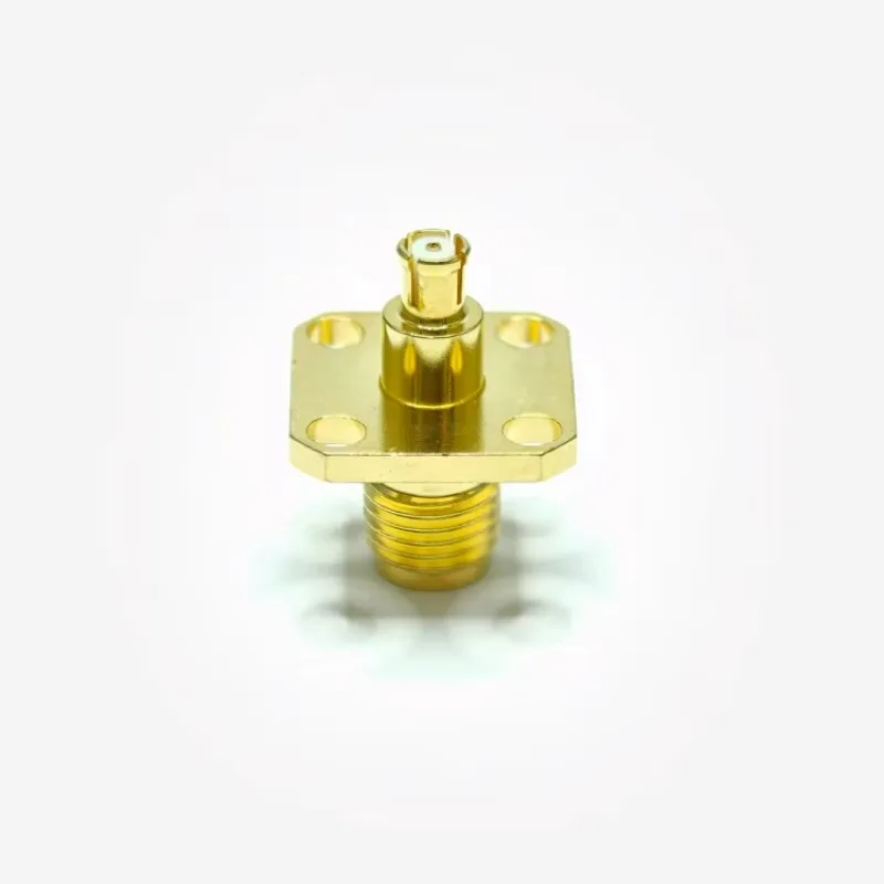 New Arrival SMP-KFK3 Coaxial RF Adapter, Push-in Interface Female To Female High Frequency Conversion Connector
