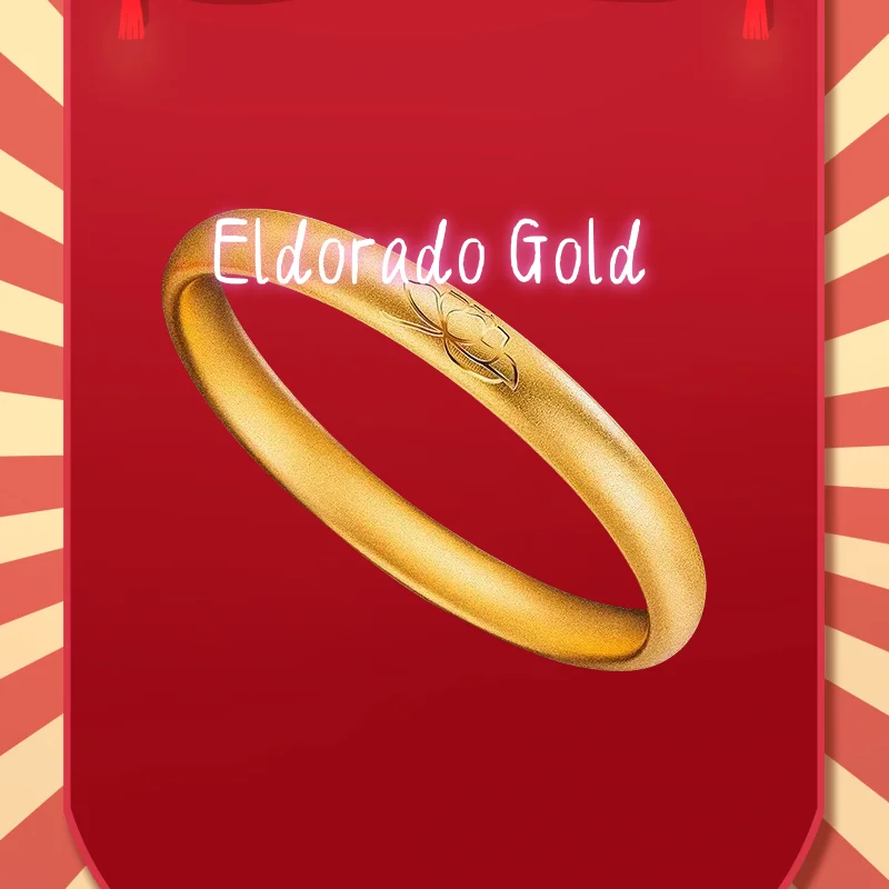 

2025 9999 Real Gold 24K Yellow Gold Women's Temperament JewelryAncient Gold Concubine Lotus Lotus Bracelet Bracelet