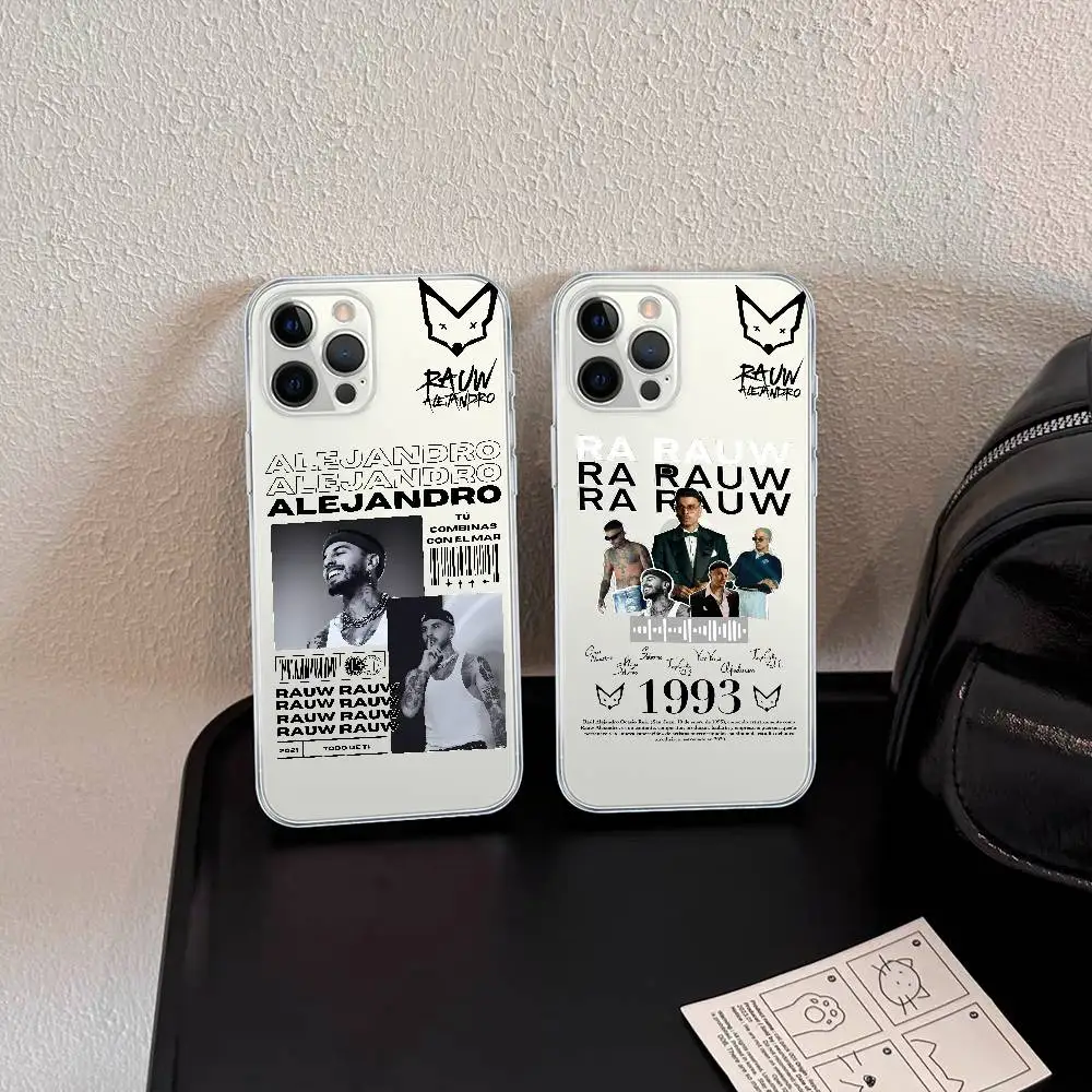 

Epc Music R-Rauw Alejandro Rap For iPhone 11 12 13 14 15 16 17 Pro Max Plus Air Transparent Clear Shockproof Case