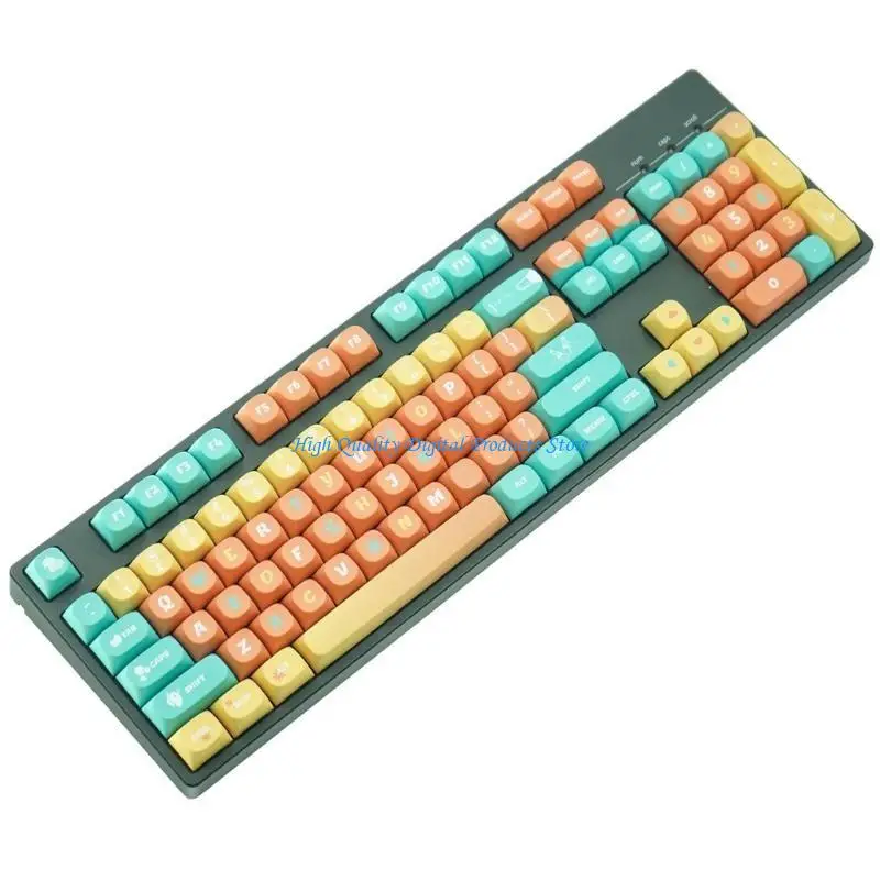 U2JE 131Keys Keycaps Cartoon Theme PBT Keycap Set Enhances Typing Experience For Mechanical Keyboard Customizable