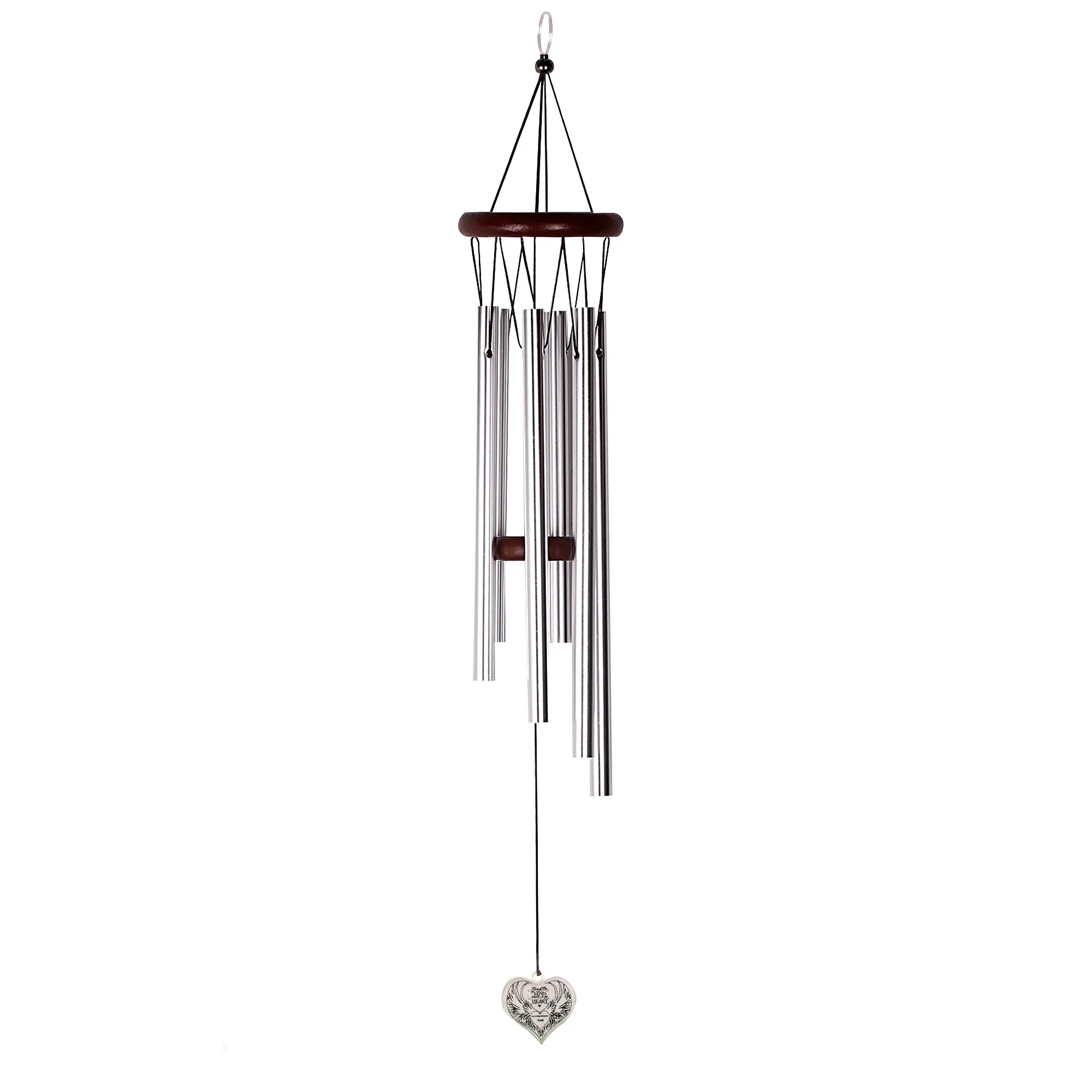 

Dropshipping Outdoor Memorial Condolences Bereavement Gift Metal Garden Decoration Aluminum Tube Music Custom Wind Chimes