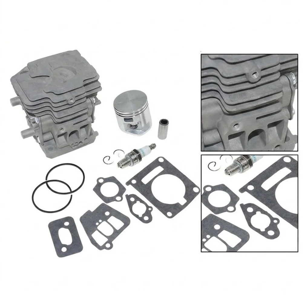 Metal Brushcutter Cylinder with For Piston Kit for FS240 FS240C FS240R FS240RC FS360C FS361C Silver Engine Repair Component