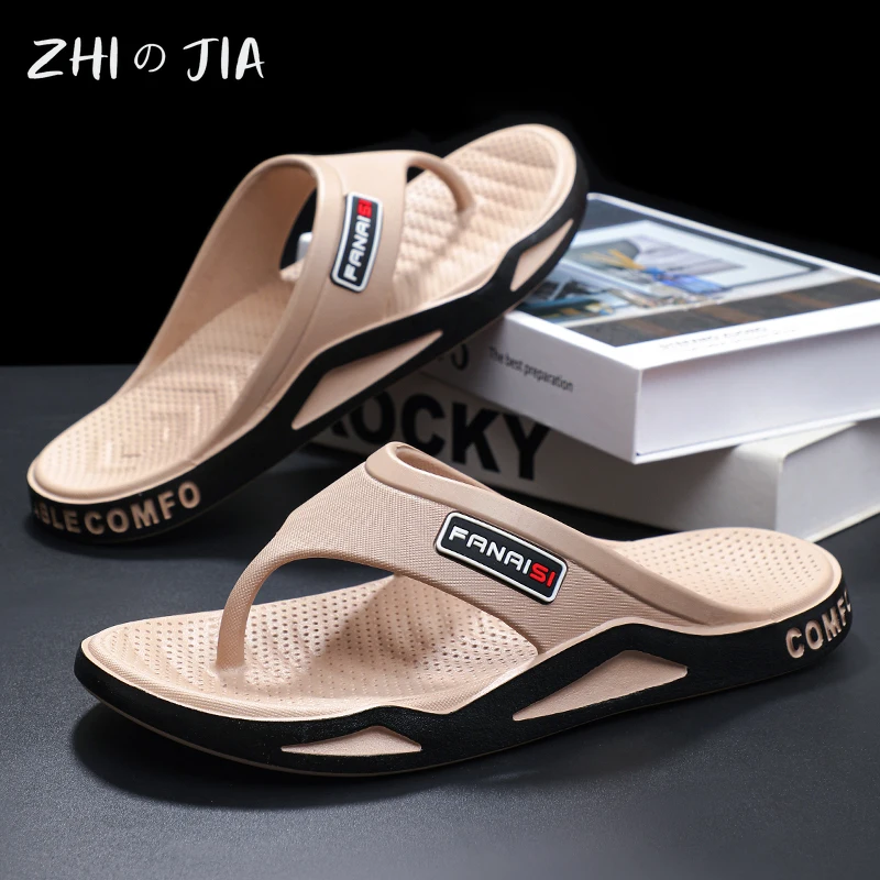 Men's Hot Selling Flip Flops Comfortable Indoor Slippers Water Beach Quick Drying Sandals Summer Outdoor Casual Sandals