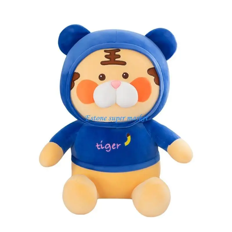 

090B 8in Animal Throw Pillow Interactive Sleeping for Doll Soft Cotton Plush Toy Novelty Gag Sofa Decor Great Girls Birthday