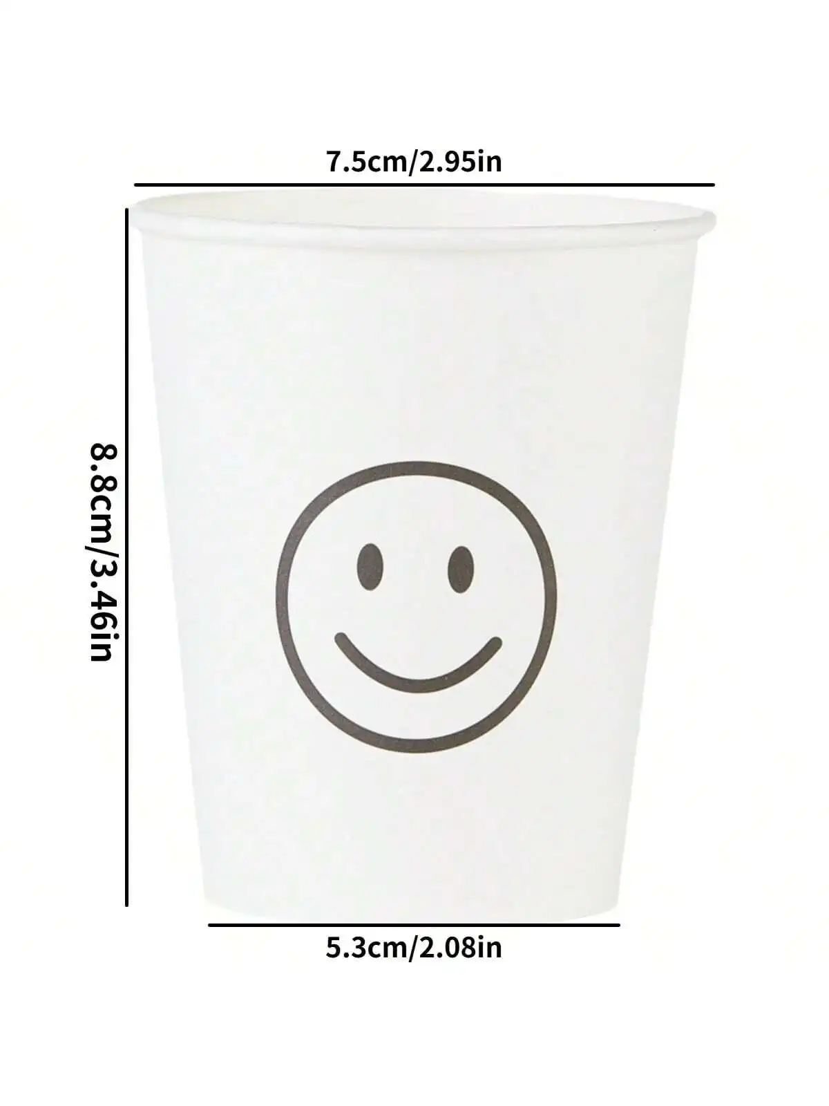 أكواب ورقية بأسلوب بسيط، مشروبات تجارية سميكة للمكتب والمنزل، مضادة للانزلاق ومضادة للتسرب 250 مل، أدوات مشروبات متينة للاستعمال مرة واحدة