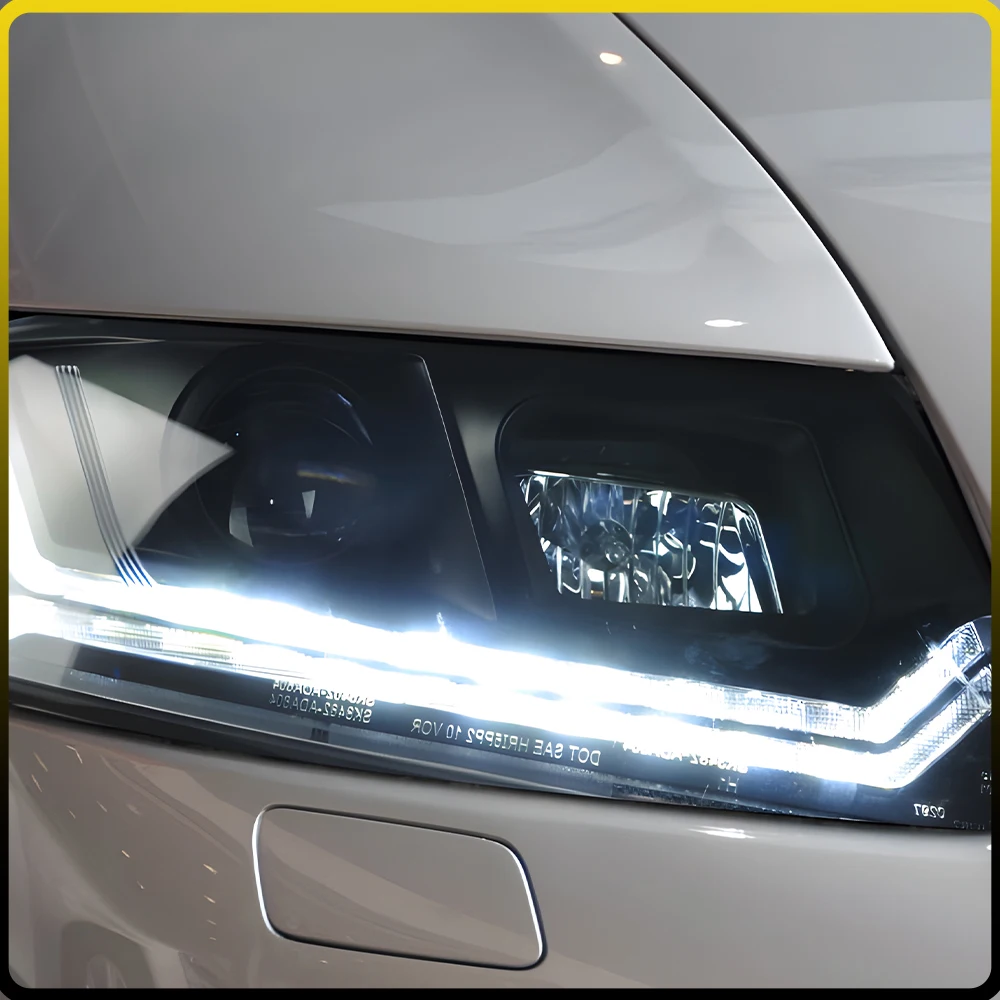 For Audi A6 2005-2011 LED Auto Upgrade New Style Headlights Assembly Projector Lens Car Tool Accessories Plug and Play