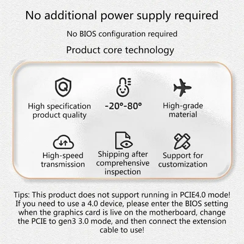 R9JE Full Speed ​​PCIE3.0 CPU CARD CART CABU