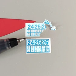 190pcs 13x8mm Warranty Void Sticker With Year Months Repair Expire Date Removal Proof Stamp Products Security Seal Label