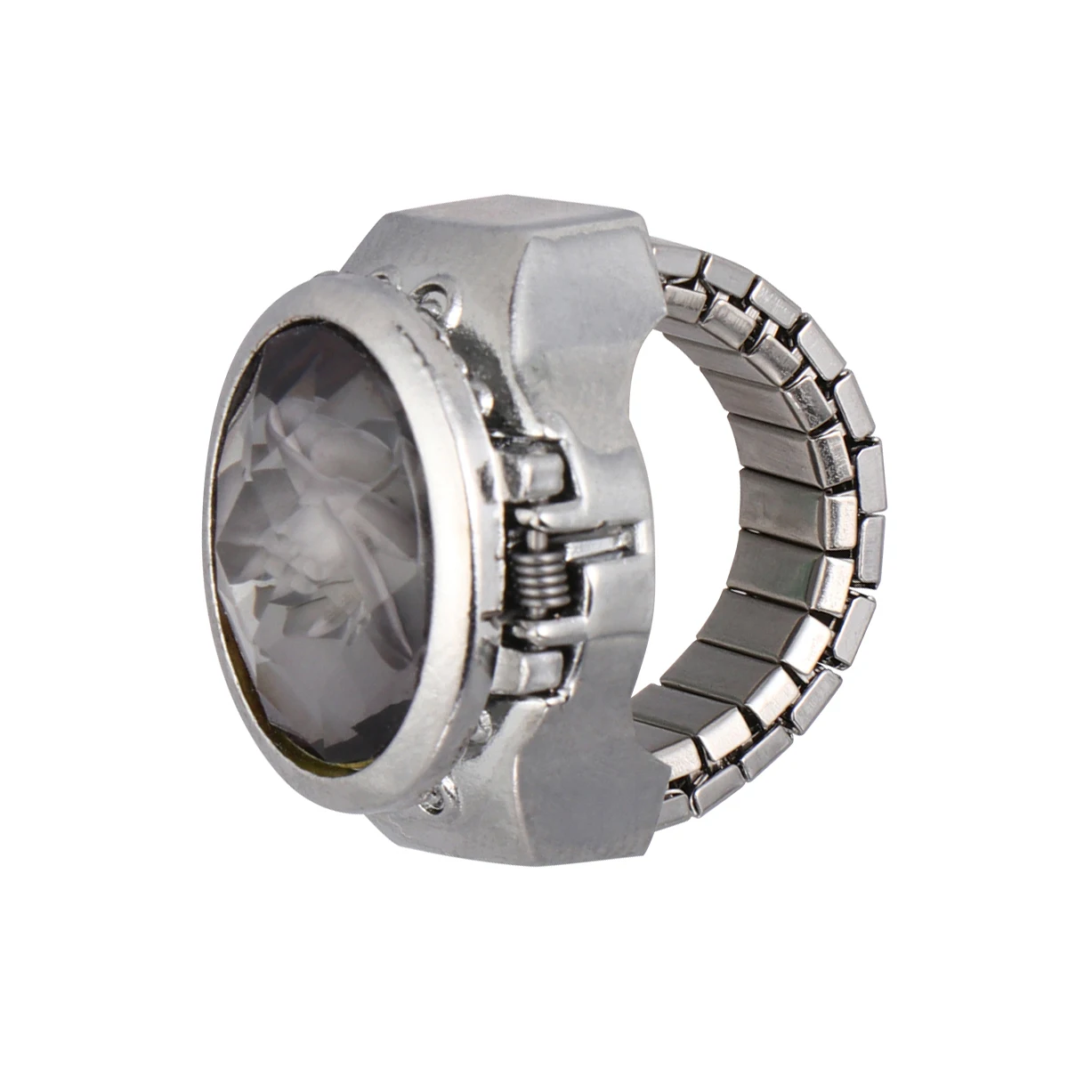 

Oval Finger Watch Practical Ring Fashion Case Gift Watch-shaped Mini Unique Quartz