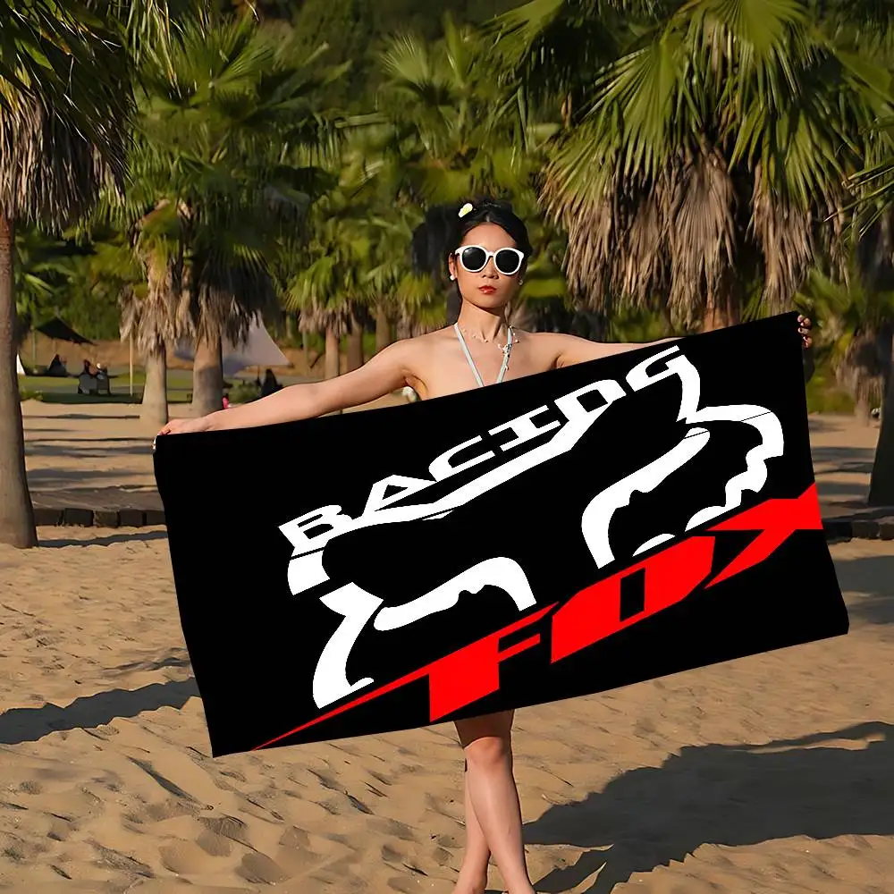منشفة شاطئ من الألياف الدقيقة من Fox Racing ماصة سريعة الجفاف وناعمة لليوجا والسباحة ومنشفة تسلق الجبال #4