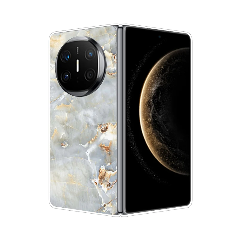 For HuaWei Mate X6 Case Marble Soft Hard PC Shell Back Cover For HuaWei Mate X3 X5 X6 X2 Full Coverage Phone Shell MateX6 Capa view 4