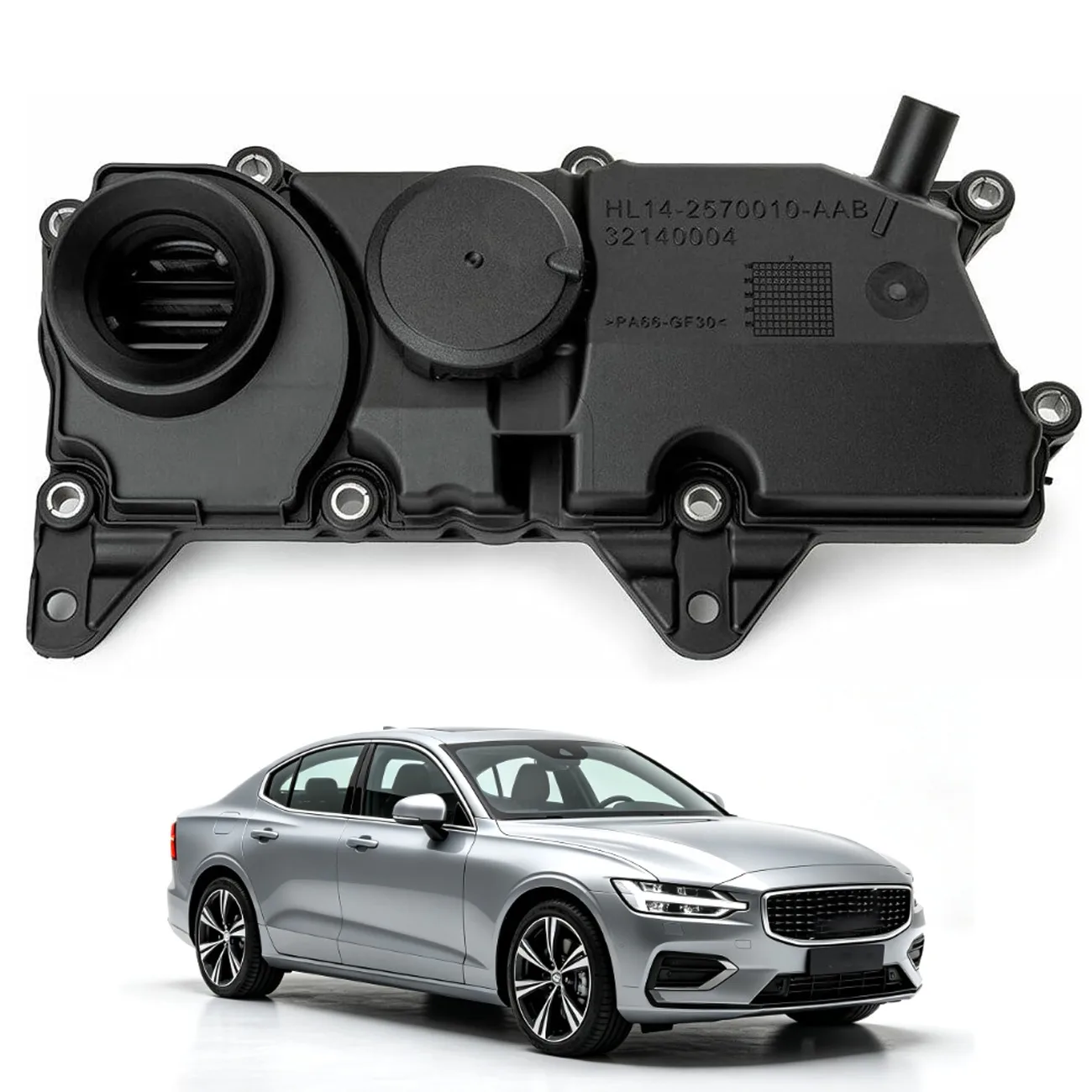 

Клапан PCV (маслоотделитель) 32140004 для Volvo S60 S80 S90 V60 V90 CROSS COUNTRY XC40 XC60 XC70 XC90 2.0L 4-цилиндровый 31316184 31430236