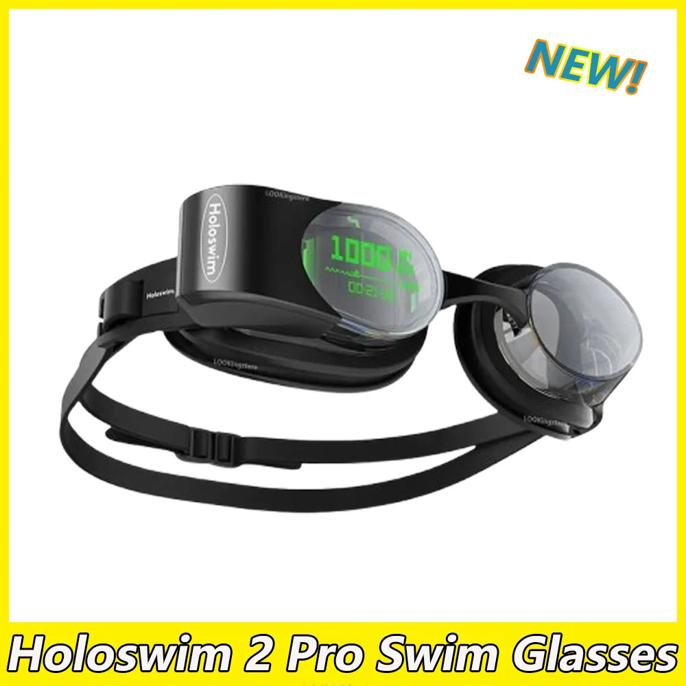 

Holoswim 2 Pro AR Smart Glasses Goggles Anti-Fog Swimming Goggles Real-time Metrics Goggles Fitness Tracker for Swimming