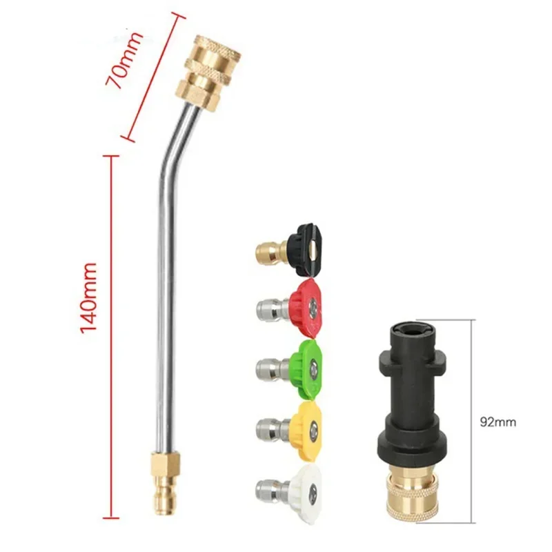 

Pressure Washer Spray Lance Car Washer Extension Lance Nozzle With 1/4 Quick Connector For Karcher K Series K2 K3 K4 K5 K6 K
