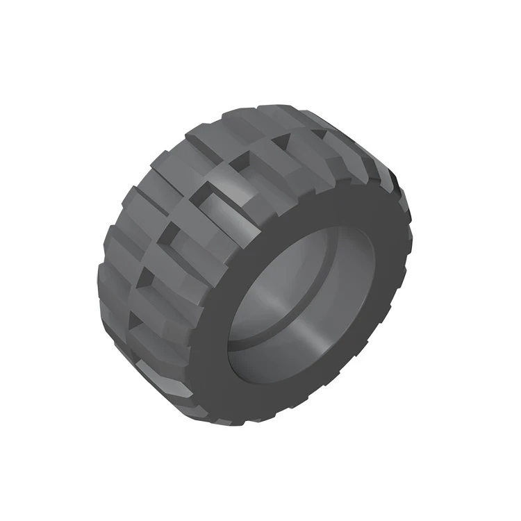 Piezas MOC 92402, neumático 30,4x14, banda de rodadura compensada, Compatible con ladrillos DIY, bloques de construcción ensamblados, partícula, rompecabezas para niños, juguete para regalo, 1 ud.