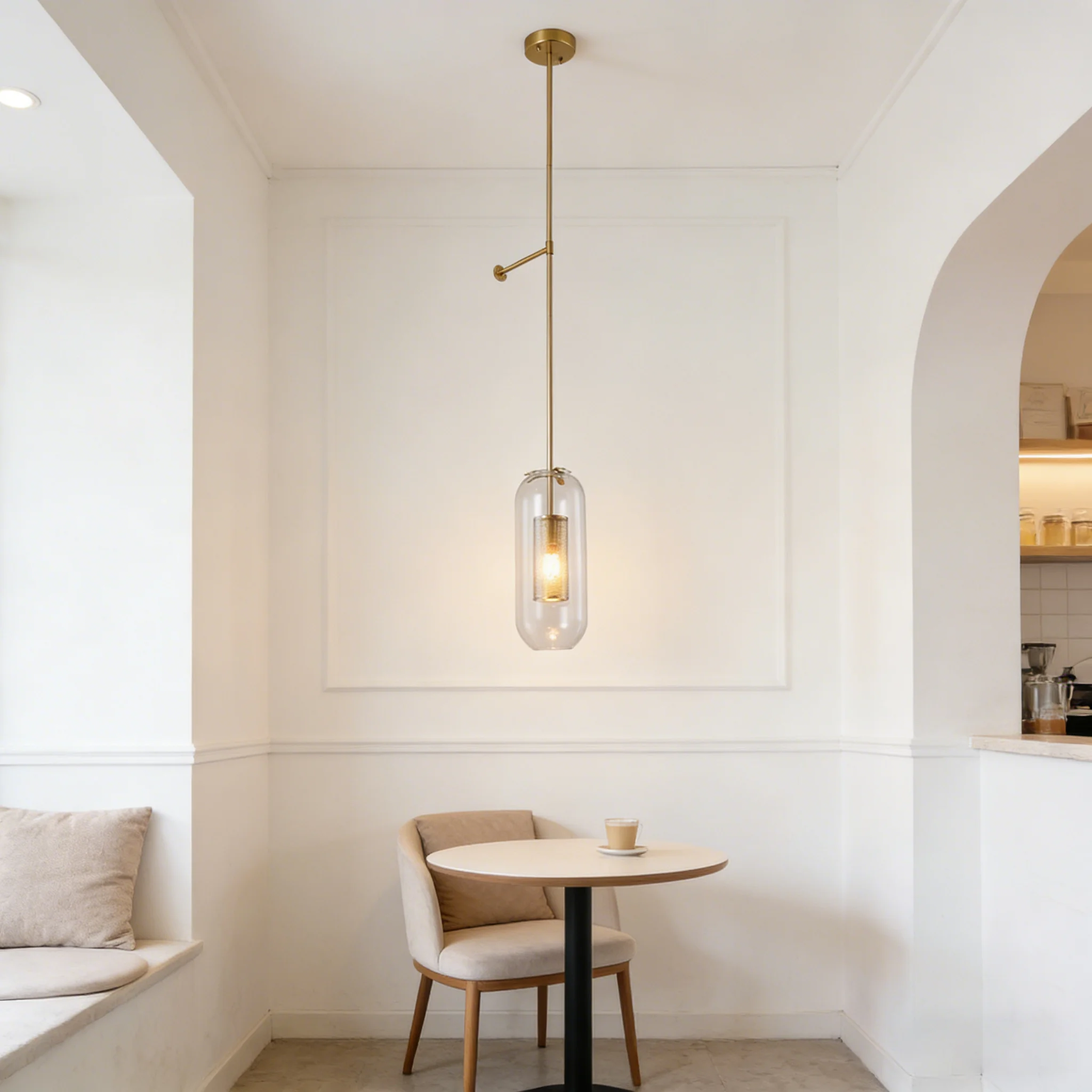 

Modern Glass Wall Light Sconce Decorative Led Mirror Bedroom Bedside Living Luminaire Kitchen Porch Indoor Lighting Nordic Lamp