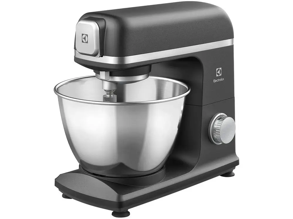 Batedeira Planetária Electrolux Preta Tigela Inox - 110V
