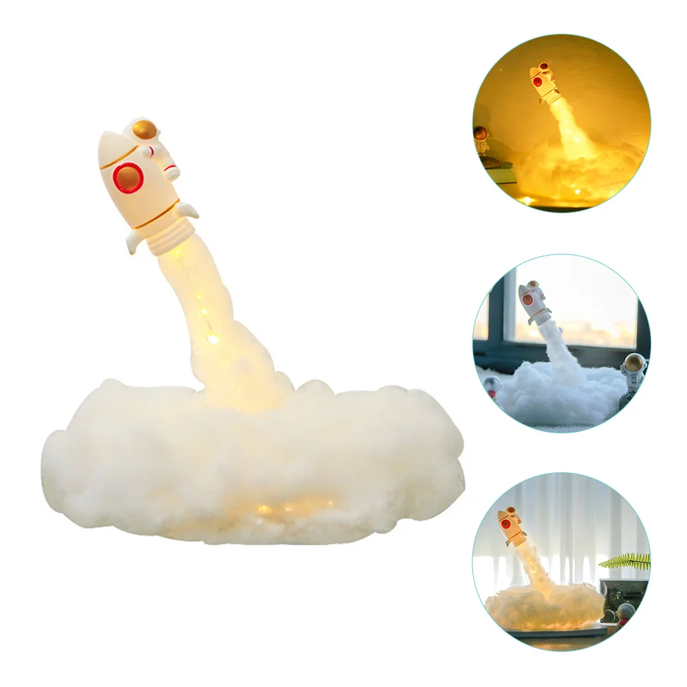 رائد الفضاء ليلة ضوء مصباح سيليكون الطفل الحضانة غرفة الاطفال ديكور الهدايا القطن لينة دائم آمنة متعددة الأغراض DIY الوالدين والطفل