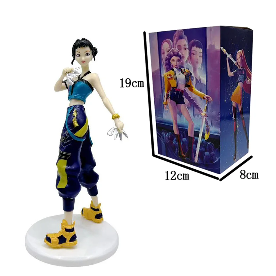 Hot New 3 pz/set Kpop Demon Hunters Action Figure Toy Derpys Tiger Rumi Mira Zoey Sussy Figurine Doll Per I Ventole Regalo